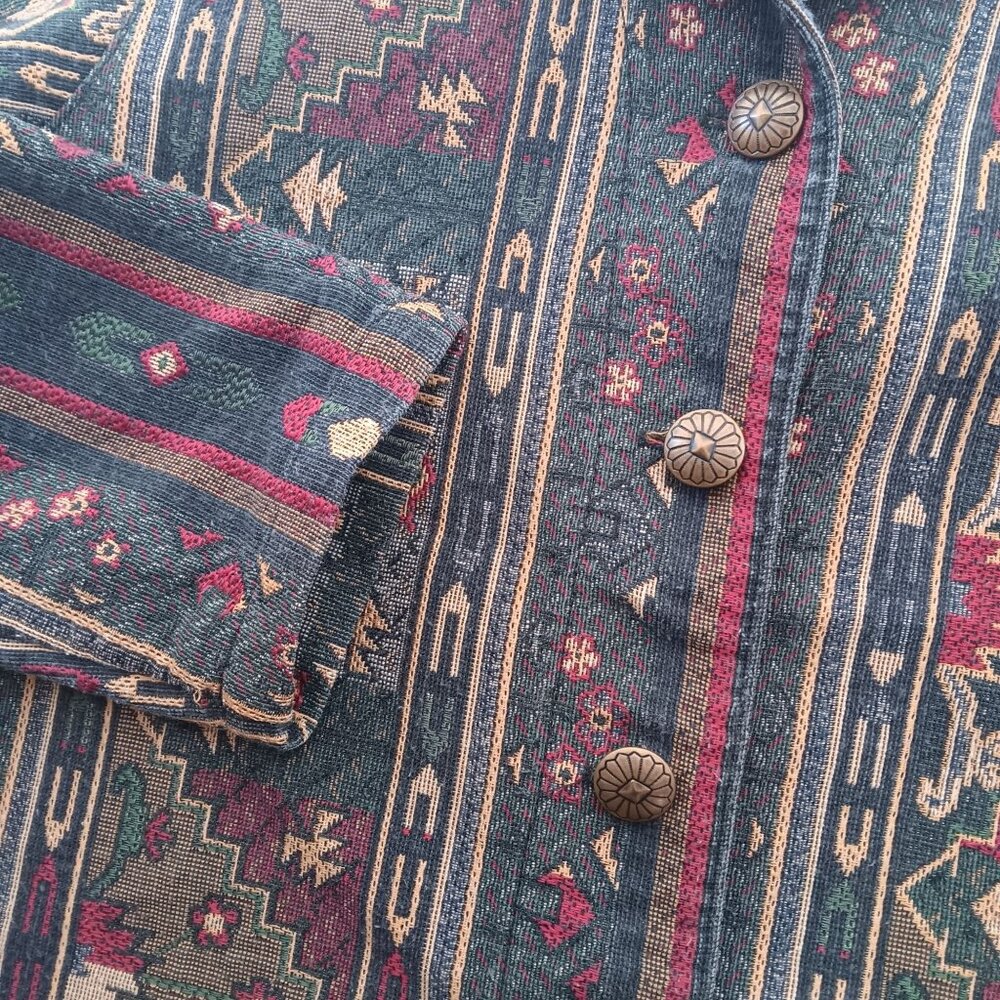 Vintage Gotcha Covered Jacket Medium Southwestern… - image 4